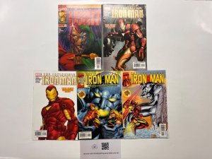 5 Iron Man Marvel Comic Books # 11 24 25 74 75 Avengers Defenders Hulk 78 JS42