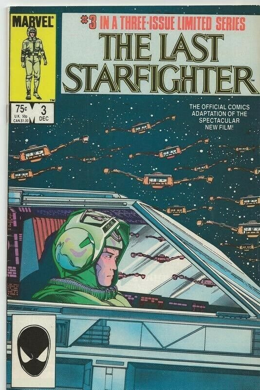 Last Starfighter #3 ORIGINAL Vintage 1984 Marvel Comics  