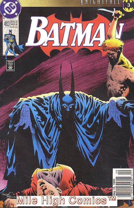 BATMAN  (1940 Series)  (DC) #493 NEWSSTAND Very Fine Comics Book