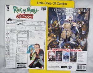 Rick and Morty Vs. Dungeons & Dragons #1 2 3 4 Complete Set Cover B Variant 2019