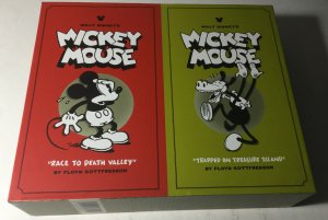 Walt Disney’s Mickey Mouse Volume 1 2 3 4 HC Hardcover And Slipcover