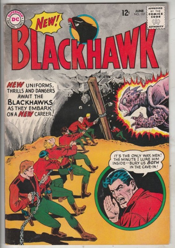 Blackhawk #197 (Jun-64) NM- High-Grade Black Hawk, Chop Chop, Olaf, Pierre,Ch...