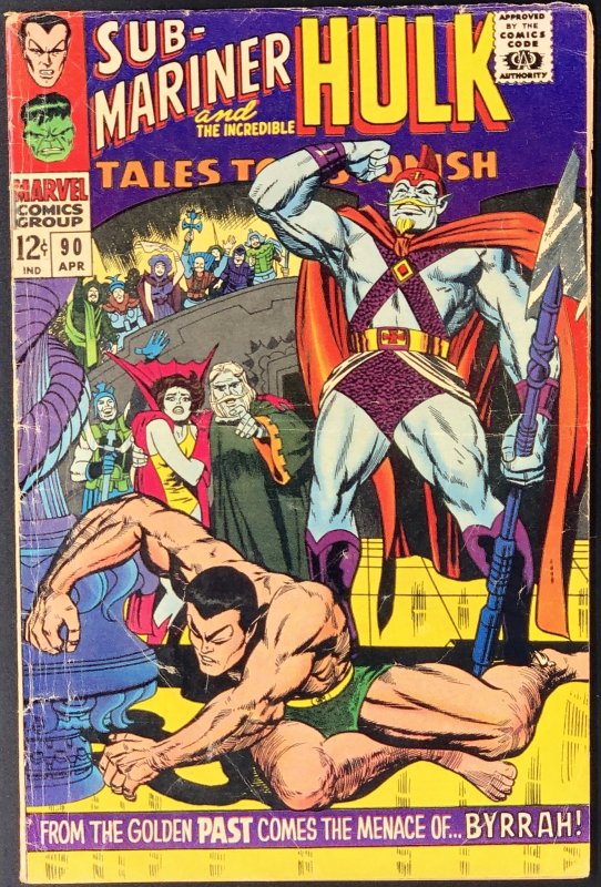 Tales to Astonish #90 (1967) G/VG 1st Appearance of Abomination and Lord Byrrah!