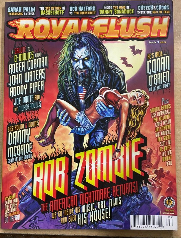 ROYAL FLUSH #7 (2011) Rob Zombie! Always Sunny! Roger Corman! Roddy Piper!VF-NM