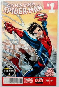 Amazing Spider-Man #1 (NM, 2014) 1ST CAMEO APP CINDY MOON