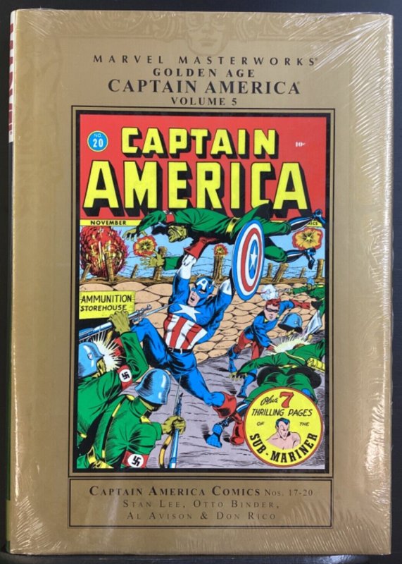 Marvel Masterworks Golden Age Captain America vol. 5 Nos. 17-20 HC - 2011