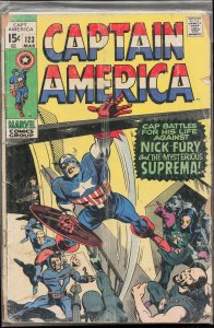 Captain America #123 (1970) Captain America [Key Issue]