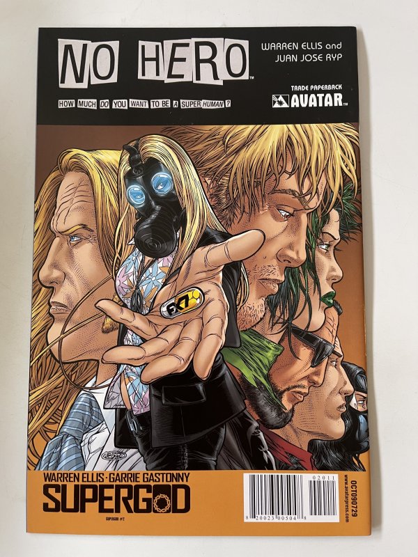 Warren Ellis' Supergod #2 -VF (2009)