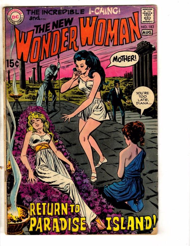 Wonder Woman # 183 VG DC Comic Book Diana Prince Paradise Island J241