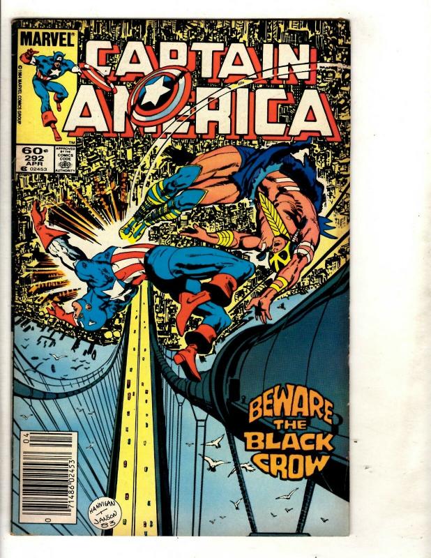 10 Captain America Marvel Comics 292 293 294 295 296 297 298 Annual 5 7 1 J332