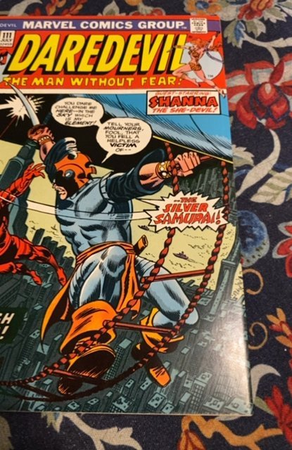 Daredevil #111 (1974)1st silver Samurai app higher grade