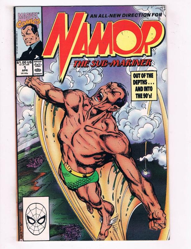 Namor The Sub Mariner #1 FN Marvel Comics Comic Book April 1990 DE34