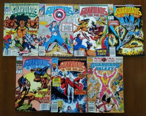 Guardians Of The Galaxy #19-24 & Annual #1 - Newsstand Lot Yondu Silver Surfer