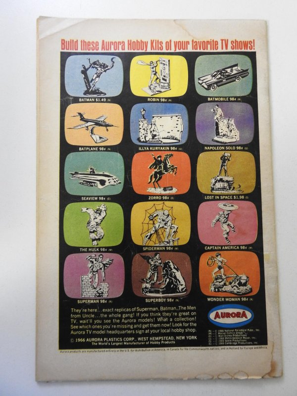 Thor #138 (1967) GD+ Condition moisture damage