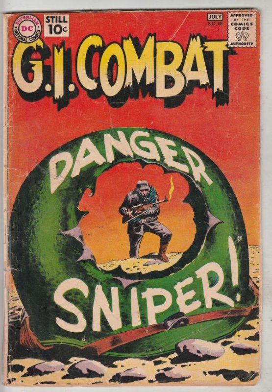 G.I. Combat #88 (Jul-61) GD- Affordable-Grade Haunted Tank