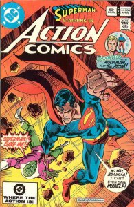 Action Comics #530 FN ; DC | Superman 1982 Brainiac Aquaman Atom