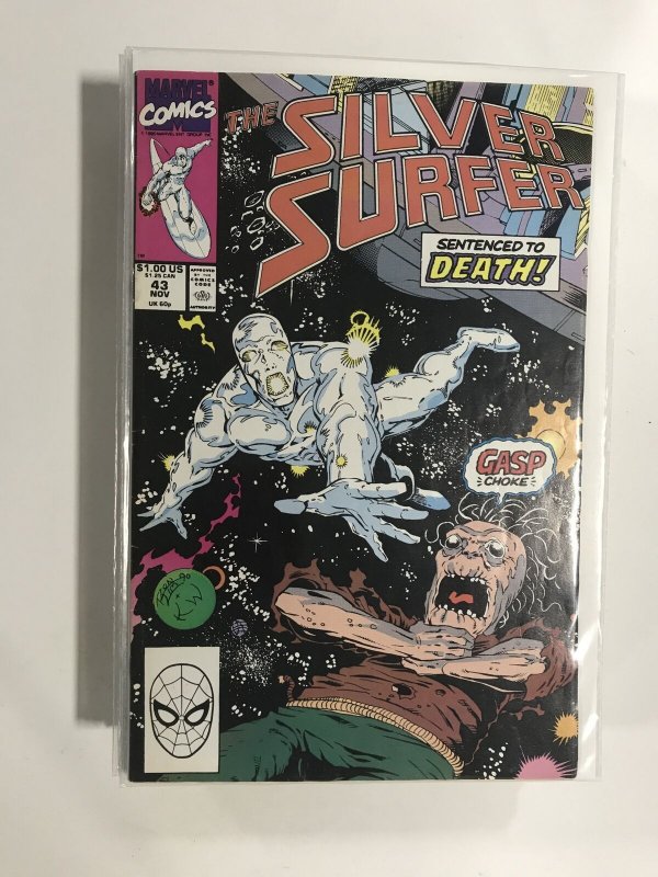 Silver Surfer #43 (1990) VF5B128 VERY FINE VF 8.0