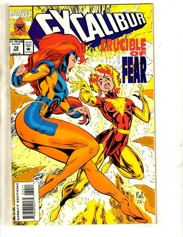 12 Excalibur Marvel Comic Books # 59 61 64 65 66 67 68 71 72 74 79 80 X-Men CJ3