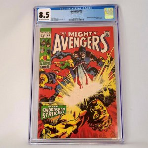 Avengers #65 Marvel 1969 CGC 8.5 VF+ Egghead Swordsman Yellowjacket Silver Age