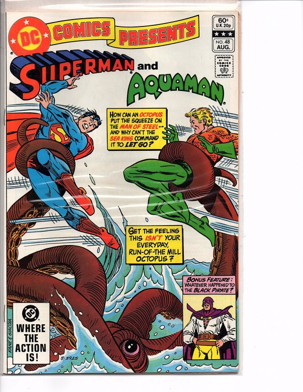 DC Comics Presents #48 Superman and Aquaman VF Plus The Black Pirate