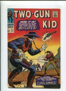 TWO GUN KID #84 (6.0) 1966 GUNSLAMMER