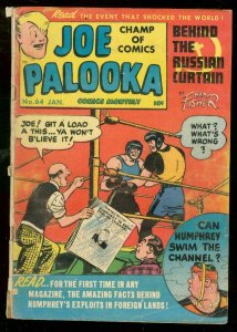 JOE PALOOKA #64 1952-HARVEY PUB-HAM FISHER-IRON CURTAIN G