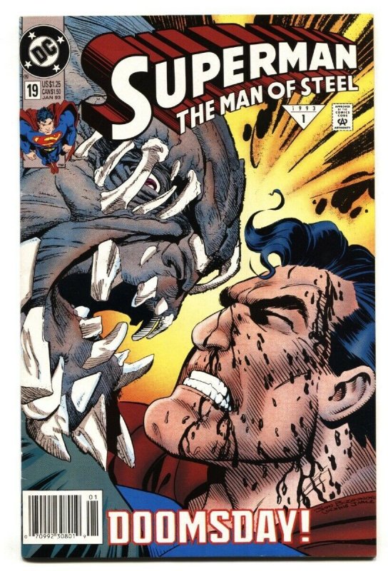 SUPERMAN THE MAN OF STEEL #19-FIRST DOOMSDAY COVER-DC Newsstand