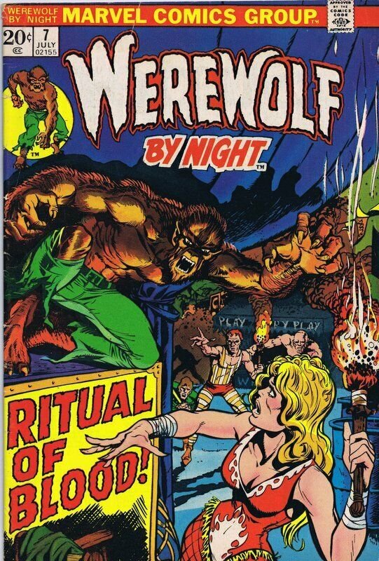 Werewolf By Night #7 ORIGINAL Vintage 1973 Marvel Comics  