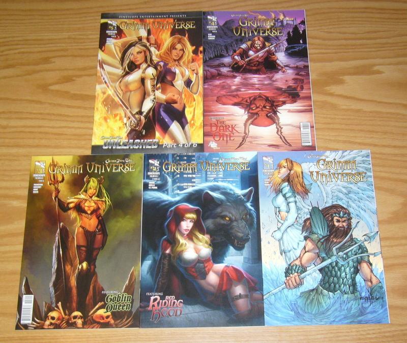 Grimm Fairy Tales Presents Grimm Universe #1-5 VF/NM complete series  A variants