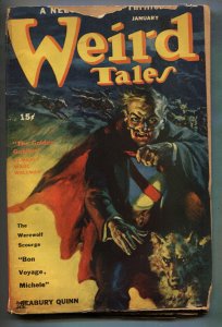 Weird Tales--January 1944--Ray Bradbury--Rare Pulp Magazine