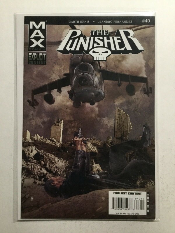 Punisher 40 Near Mint Nm Max Comics Marvel
