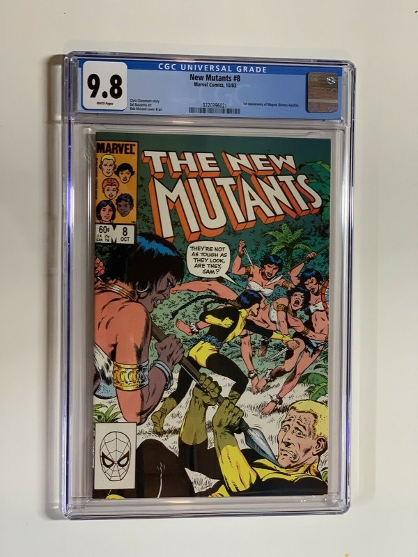 New Mutants 8 Cgc 9.8 Wp Marvel