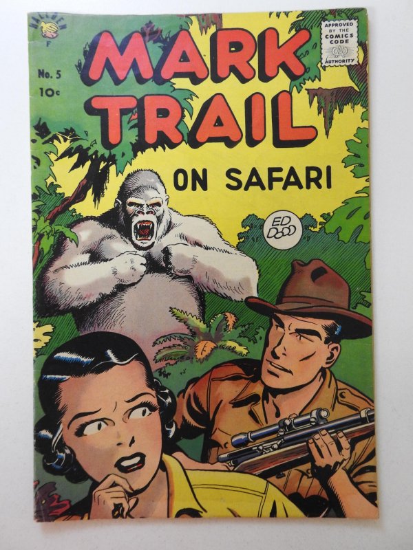 Mark Trail #5 On Safari! Sharp Fine+ Condition!