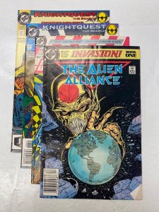 4 DC comic books Justice League Task Force Sonic Disruptors Alien 25 KM33