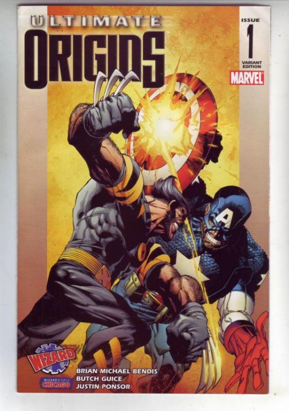 Utimate Origins Wizard Chicago Variant #1 (Aug-08) VF/NM High-Grade Wolverine
