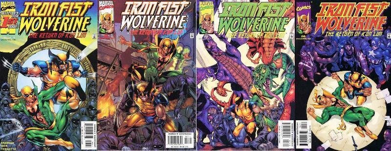 IRON FIST WOLVERINE (2000-2001) 1-4   COMPLETE!  The Hand, Misty Knight - ... 