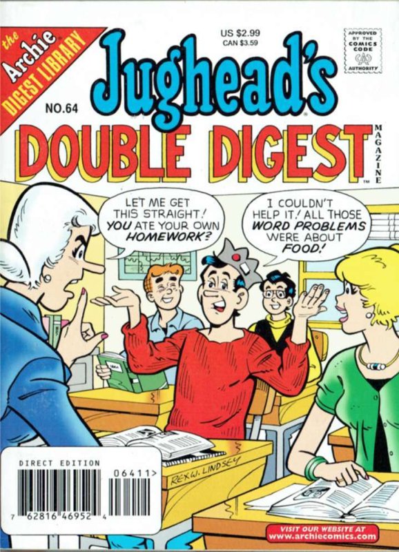 Jughead's Double Digest #64 (Newsstand) VG ; Archie | low grade comic