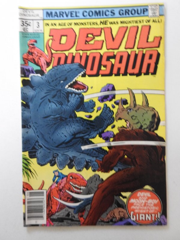 Devil Dinosaur #3 (1978) Prehistoric Mayhem!! Sharp VG/Fine Condition!