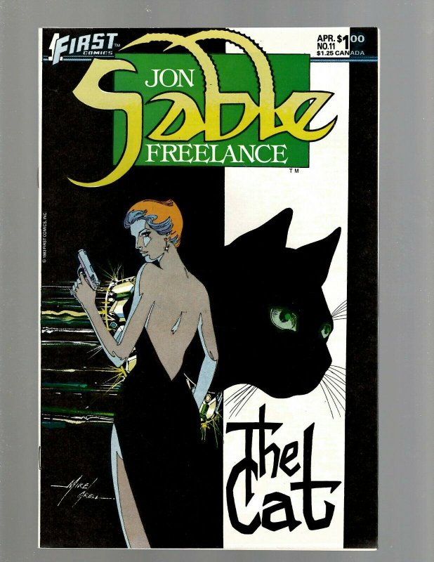 Lot of 12 Jon Sable Freelance First Comic Books #1 2 3 4 5 6 7 8 9 10 11 12 GK49