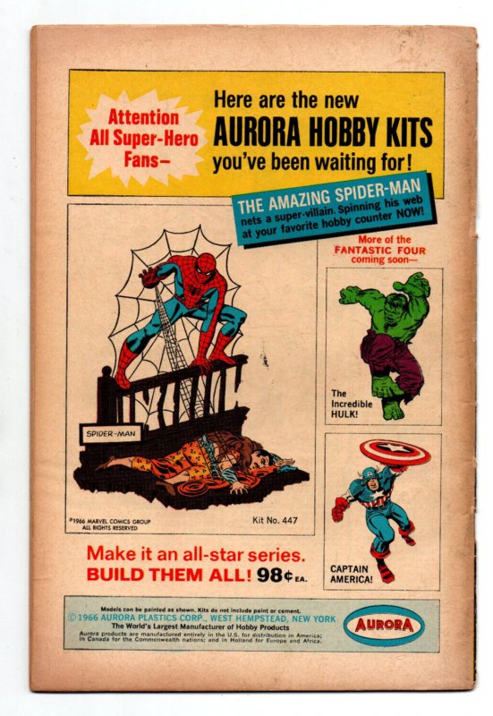 Avengers #37 - Captain America - Hawkeye - Black Widow - 1967 - GD/VG