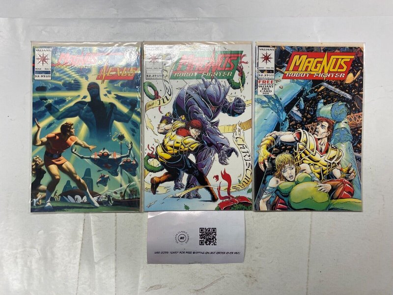 3 VALIANT comic books Magnus Nexus Magnus #34 36 26 KM41