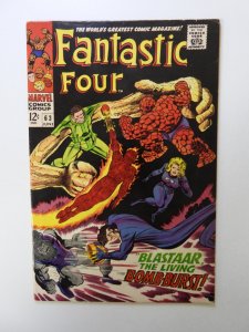 Fantastic Four #63 (1967) VG/FN condition moisture damage