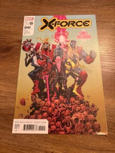 Lot Of 4 X-Force Marvel Comic Books # 41 42 43 44 NM X-Men Wolverine 10 J430