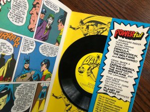 Batman Stacked Cards Book and Record Set Power Records 1975