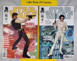 Star Wars Rebel Heist #1 2 3 4 Complete Set Adam Hughes Covers 2014 Dark Horse