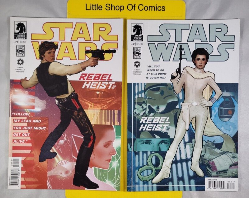 Star Wars Rebel Heist #1 2 3 4 Complete Set Adam Hughes Covers 2014 Dark Horse