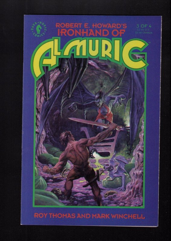 Robert E. Howard's Ironhand Of Almuric #1-4 - THREE PIECE LOT! (9.0/9.2) 1991