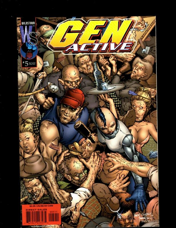 10 Comics Gen 13 #1, Divine 1, Active 1 2 3 5 6, Monkeyman 1, Ordinary 1 2 J54