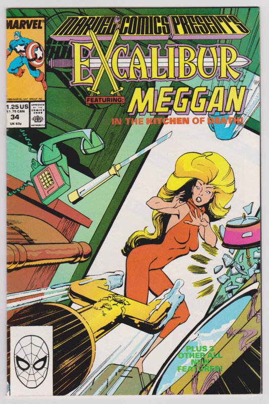 Marvel Comics Presents #34 (F) Excalibur