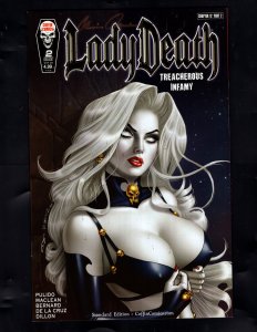 Lady Death: Treacherous Infamy #2 (2021) Signed w/ COA